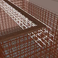 Road Infrastructure Concrete Drainage Structure With Multiple Pipes And Urban Facility Components 3d model