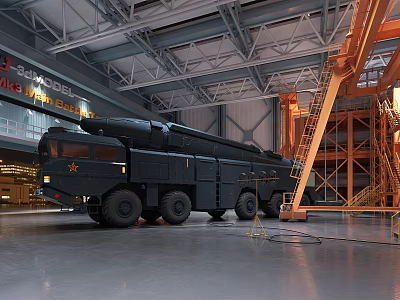 modern missile vehicle 3d model modern missile vehicle 3d model