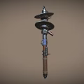 Atomic Heart Weapon Cold Weapon Turnsaw Saw-tooth Weapon Biological and Chemical Weapon Low Face Number Low Model Simple Model Game Video Level Super Realistic 3d model