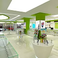 Modern Business Hall Telecom Business Hall 3d model