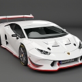 Lamborghini hurricane hit Huracan top pull style luxury car racing sports car concept car 3d model