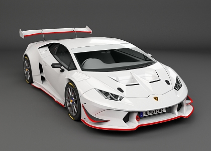 Lamborghini hurricane hit Huracan top pull style luxury car racing sports car concept car 3d model