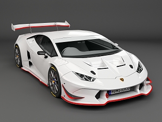 Lamborghini hurricane hit Huracan top pull style luxury car racing sports car concept car 3d model