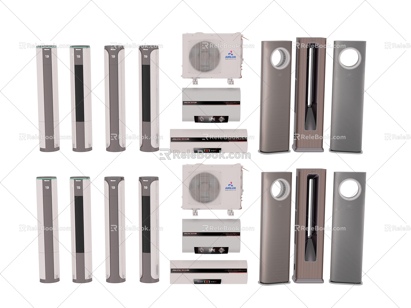 Home Appliances Air Conditioning Home Appliances 3d model