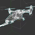 Advanced Modern Military Fighter Jet With Rotors Weapon System And Cockpit