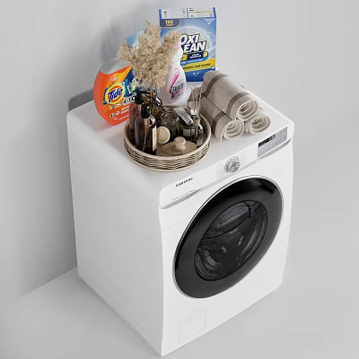 Modern washing machine 3d model