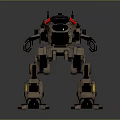 Mech Warrior Mech Soldier Machine Battlearm Mechanical Battlearm Machine Fighter Robot 3d model