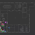Spacious Modern Office With Large Windows Black Sofa Coffee Table Desk Chairs Green Plant And TV