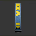 Practical Elastic Household Strap With Blue Yellow Design And Black Inner Material