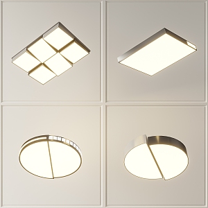 modern ceiling lamp 3d model