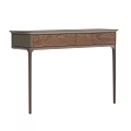 Modern Entryway Console Side Cabinet With Wooden Drawers And Metal Legs Interior Design