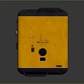 KIPOR Portable Generator With Yellow And Black Enclosure Wheels And Handle Design