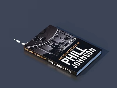 The Architecture Of Philip Johnson Book Featuring Modern Designs And Iconic Buildings 3d model