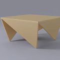 Modern Stylish Side Tables Featuring Curved Geometric Triangular And Circular Designs For Home Decor 3d model