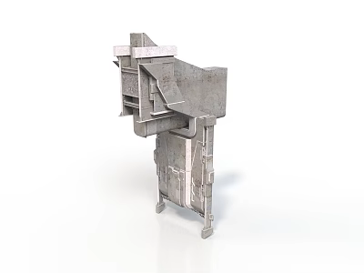 Industrial Mechanical Equipment Featuring Complex Structural Design And Multiple Components 3d model