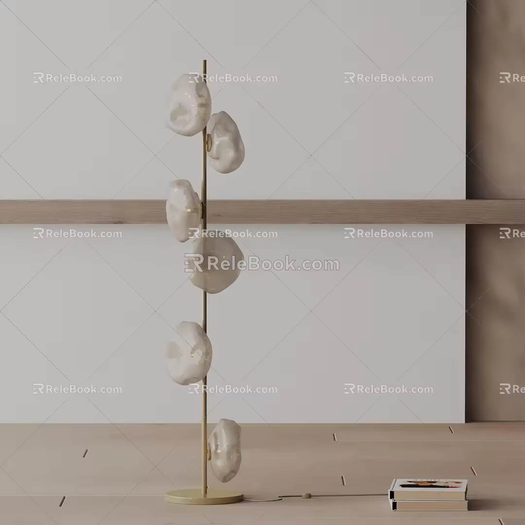 Modern floor lamp 3d model
