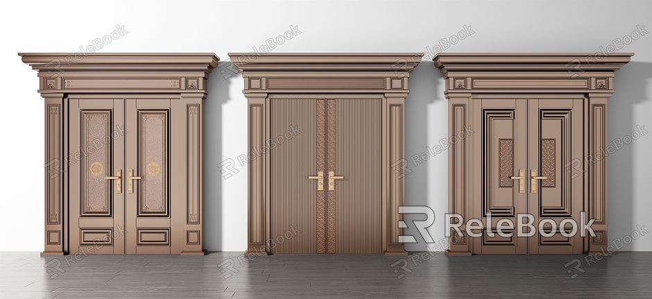 Jianou gate villa entrance door security door combination model