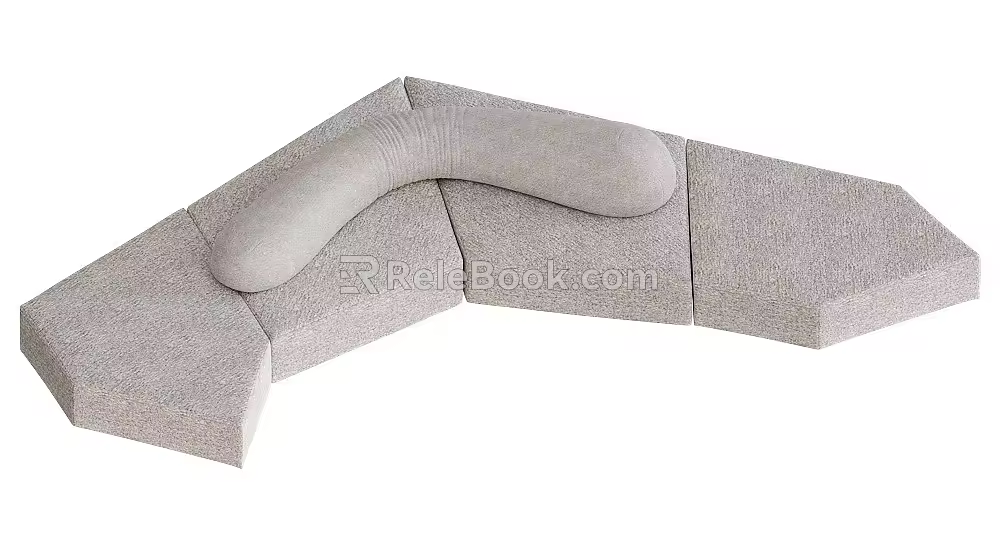 Sofa Art Sofa Modern Sofa Simple Multiplayer Sofa 3d model