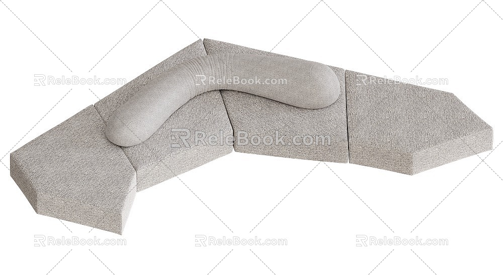 Sofa Art Sofa Modern Sofa Simple Multiplayer Sofa 3d model