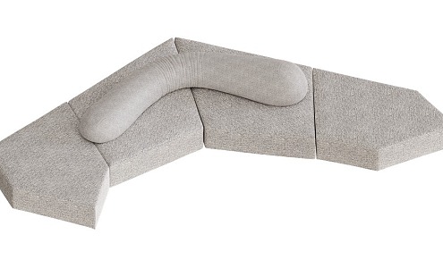 Sofa Art Sofa Modern Sofa Simple Multiplayer Sofa 3d model