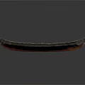 Two Traditional Wooden Water Transport Boats With Simple Seating Structure
