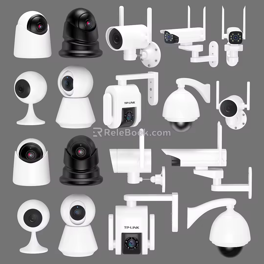 Modern camera combination 3d model