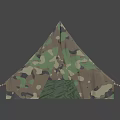 Game Camouflage tent 3d model