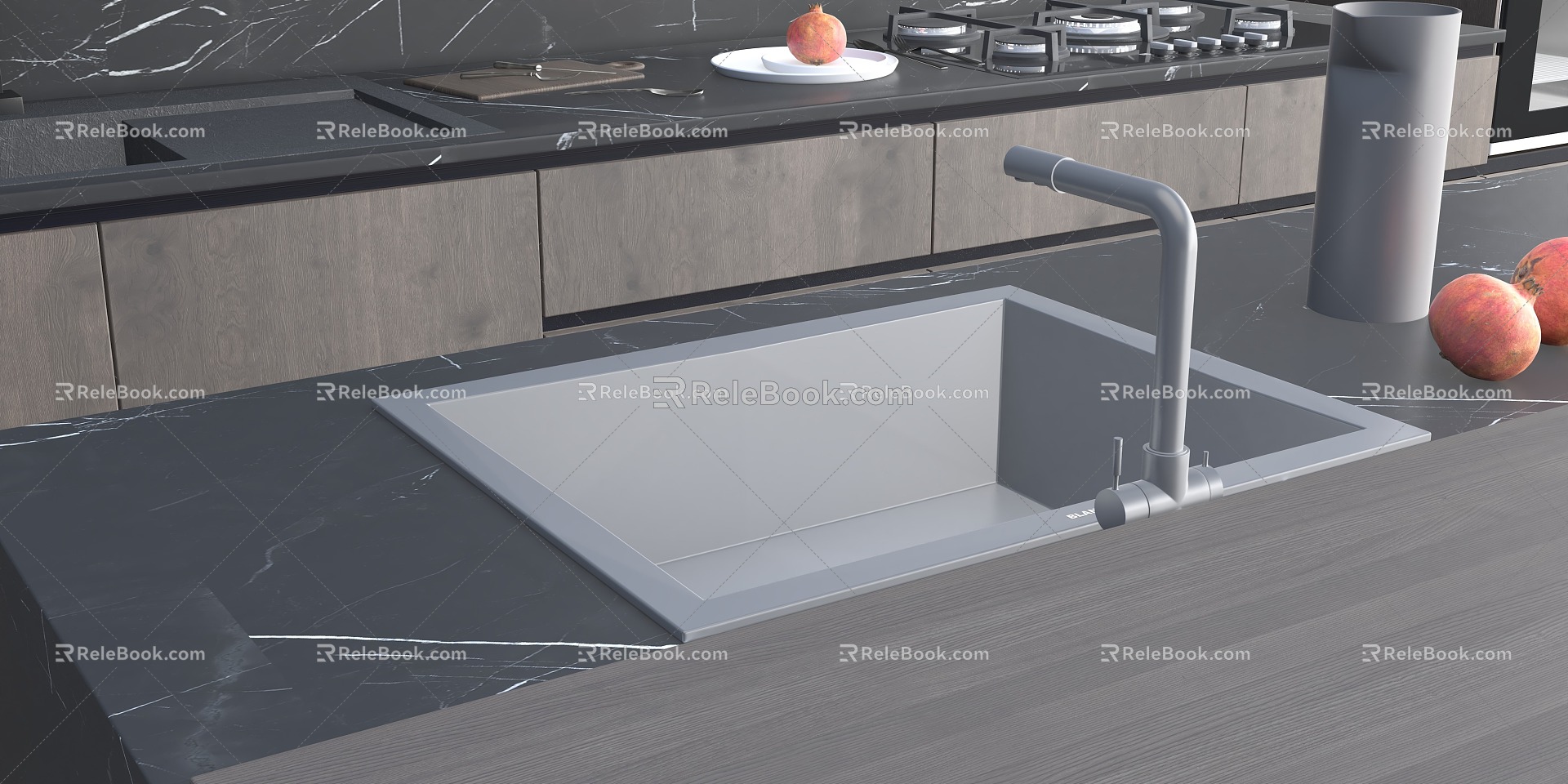 Kitchen sink 3d model