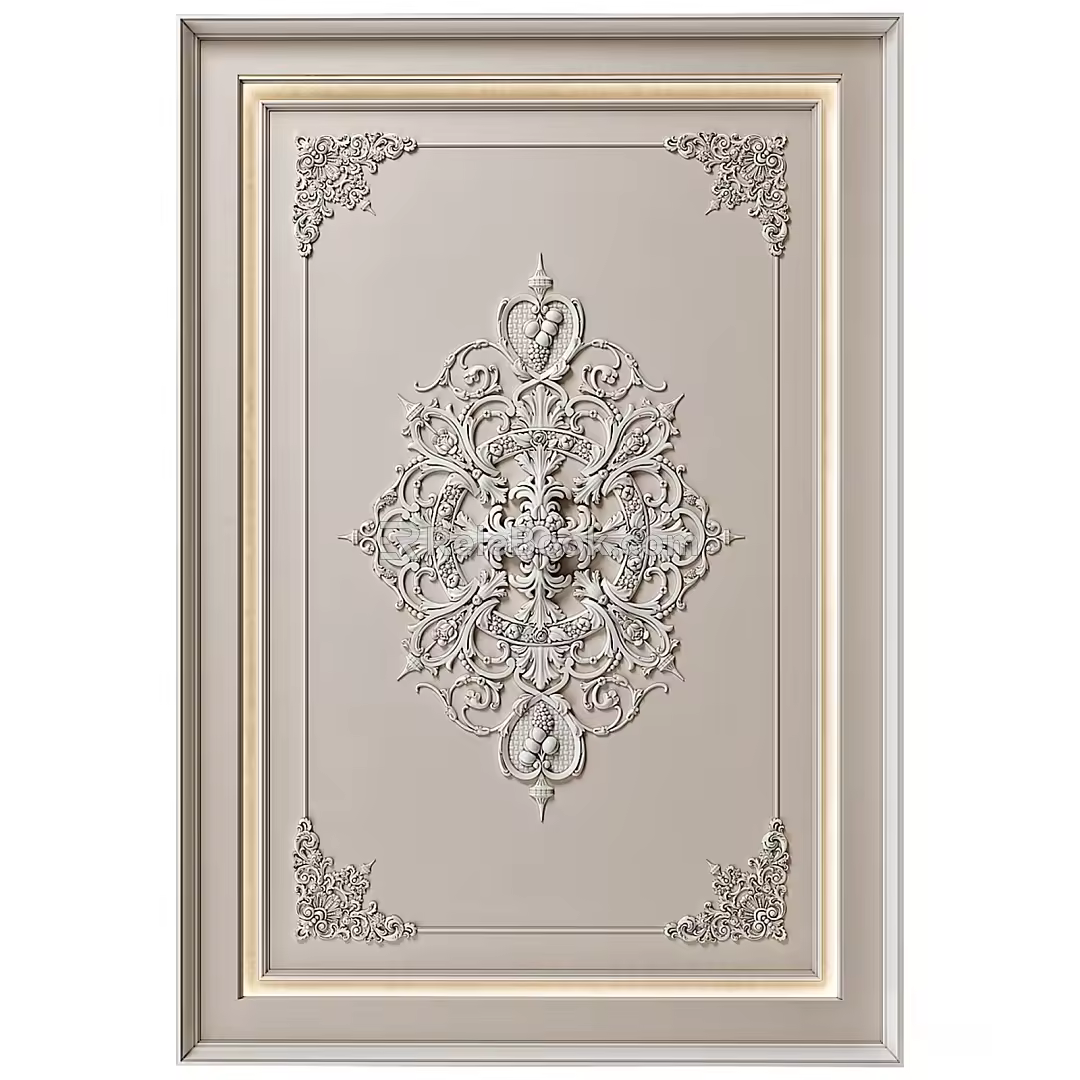 European-style ceiling 3d model