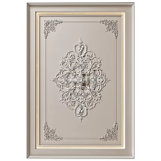 European-style ceiling 3d model