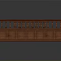 Classical Building Wooden Balustrade Design With Carved Posts And Ornate Railings