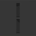 Black VHS Video Tapes Stacked On Gray Background With Retro Design Details