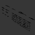 Modern Weapons Collection 3d model