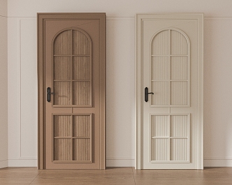 Modern single door combination 3d model