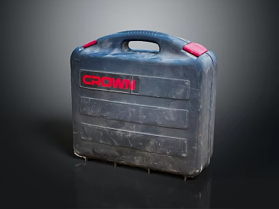 Crown Durable Hardware Toolbox For Portable Tool Storage And Organization 3d model