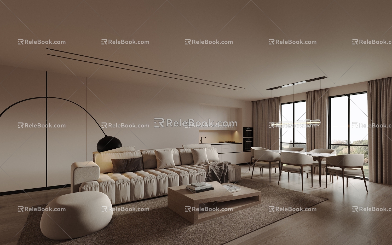 The Silent Living Room 3d model