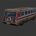 Hyundai Bus Old Bus Bad Bus Large Bus CMB Medium Van 3d model