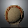 Durable Traditional Baseball Sport Equipment Featuring Red Stitching And Classic Design