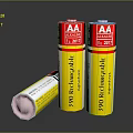 AA Rechargeable Ni MH Batteries with 2900 mAh Ultra Label High Capacity