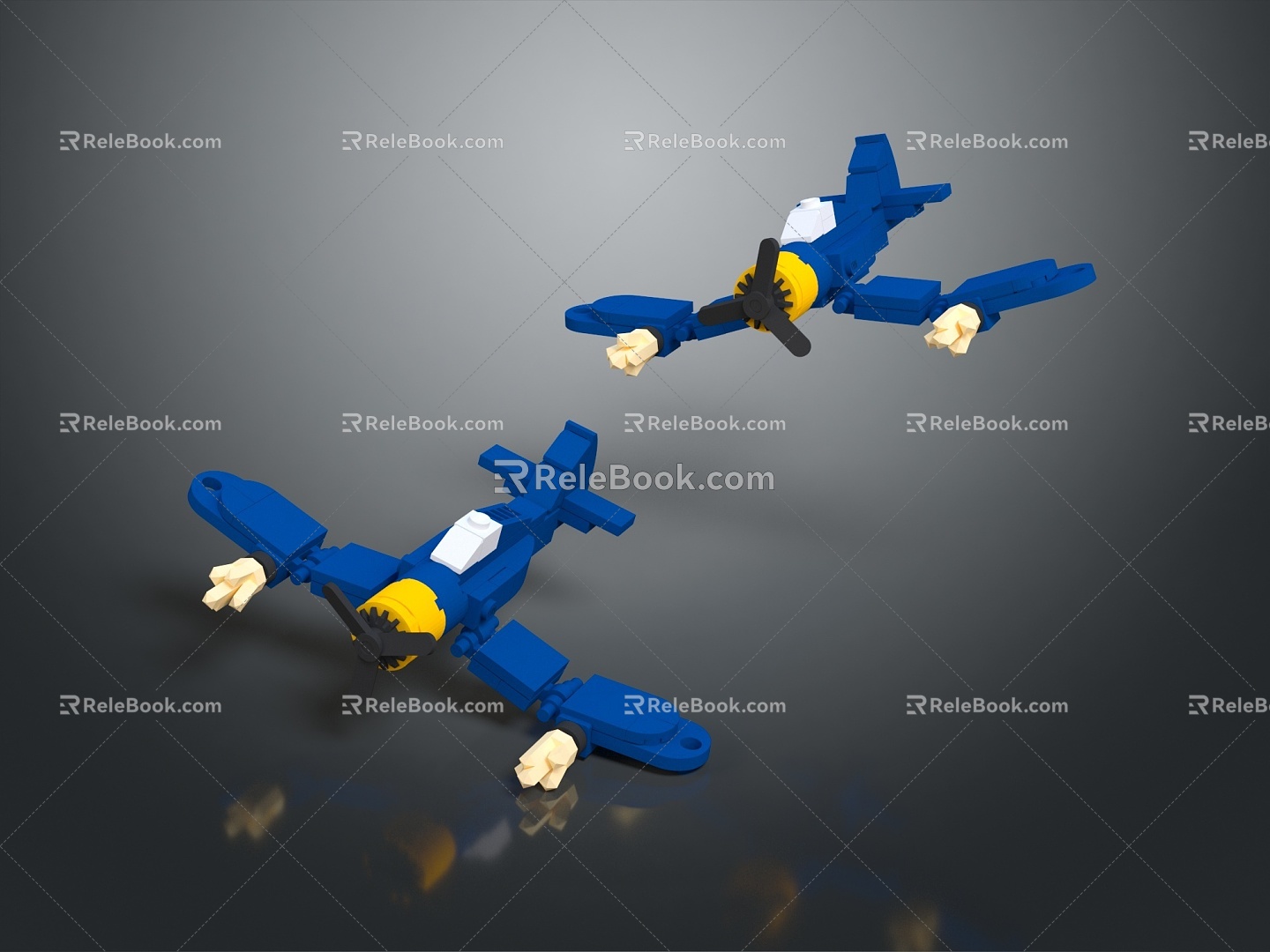 Cartoon Aircraft Cartoon Aircraft Animation Aircraft Animation Aircraft 3d model