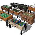 Diverse Foosball And Air Hockey Tables Featuring Classic And Modern Styles For Indoor Fun
