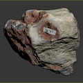 Premium Natural Wood Stone with Red White Green Mixed Colors and Natural Surface Texture