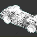 Sci-fi armed car 3d model