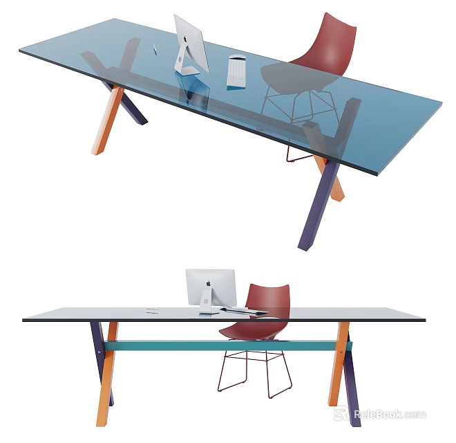 Well Designed Table Tennis Room With Professional Table Rackets And Lighting Setup 3d model 