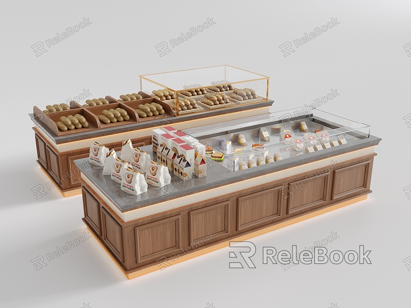 Jane European Bread Sandwich Display Cabinet model