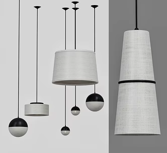chandelier nordic modern chandelier 3d model