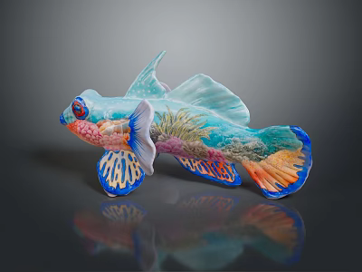 Fish Freshwater Fish Clown Fish Sea Fish Animal Game Animal Cartoon Animal 3d model