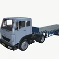 Flatbed Utility Truck with Spacious Flatbed and Cab Design