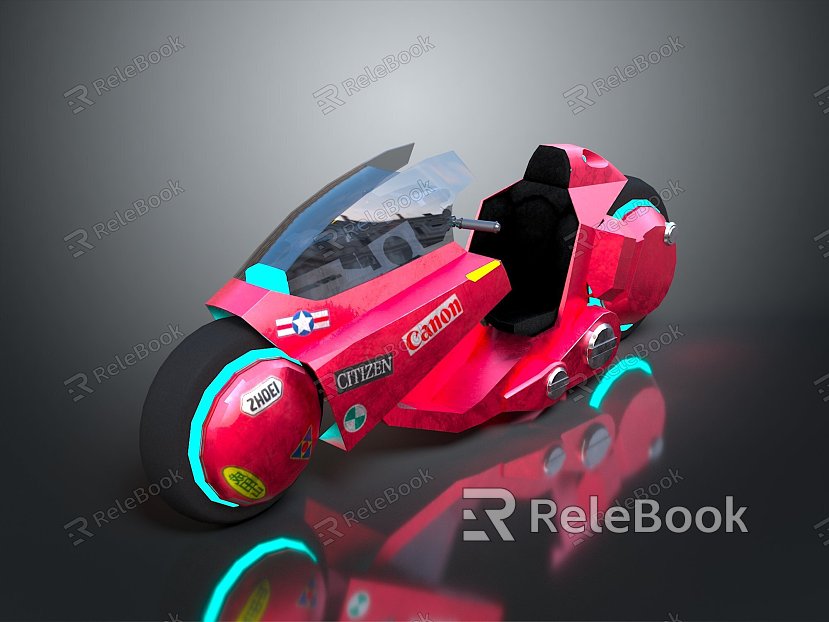 Jet Motorcycle Sci-Fi Motorcycle Concept Motorcycle Flying Car Space Flying Car Space Motorcycle model