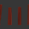 Brown Curtains In Different Sizes For Home Window Decoration And Household Use